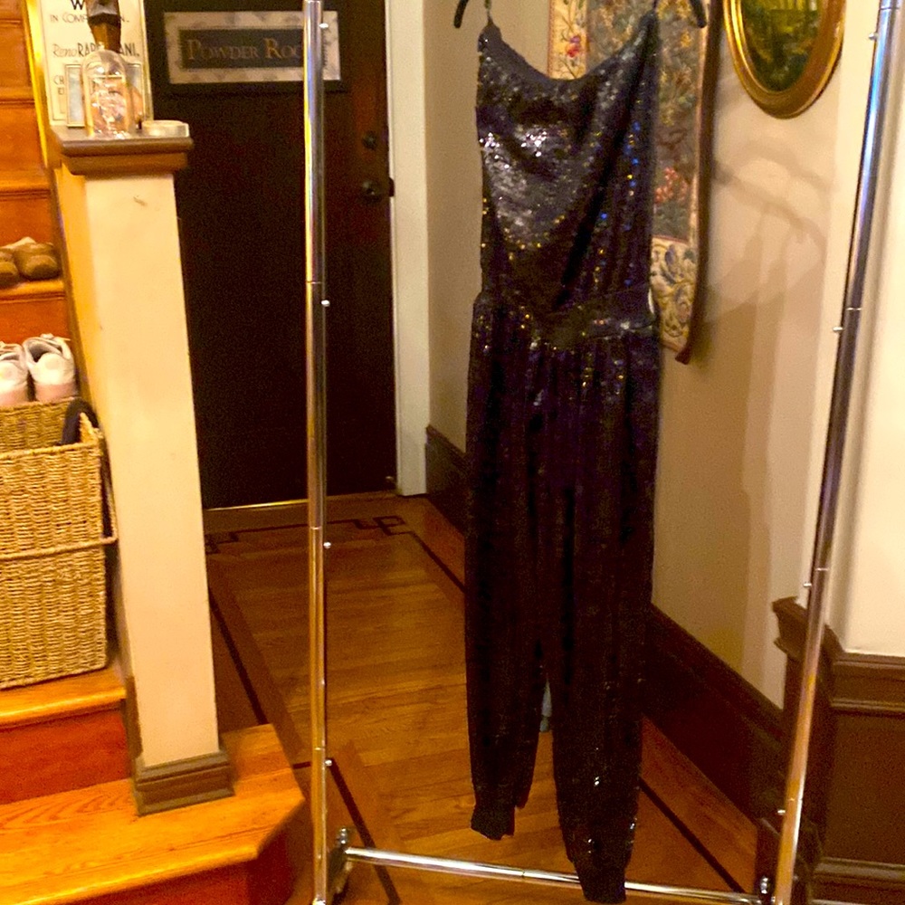 Black sequined jumpsuit!!!
